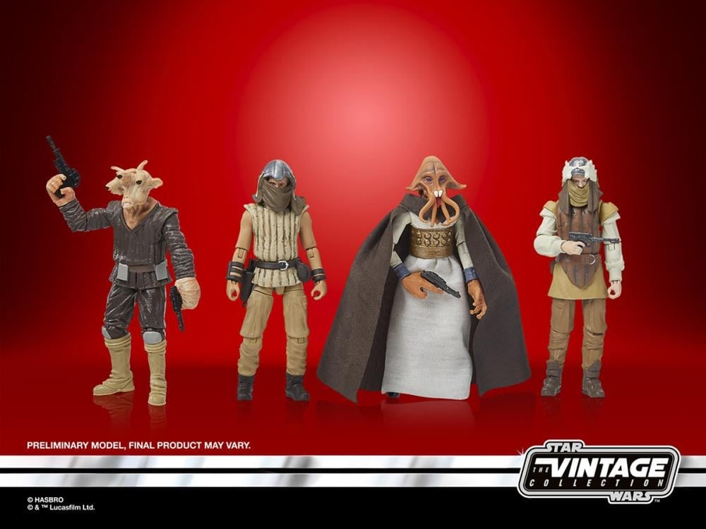 Star Wars 40th Anniversary The Vintage Collection Jabba's Court Denizens Four-Pack image 3