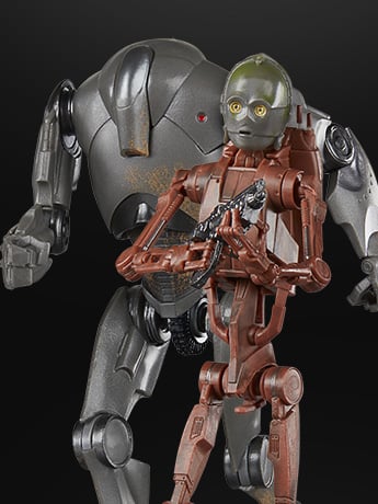 Star Wars: The Black Series C-3PO and Super Battle Droid Exclusive Two-Pack (Attack of the Clones) image 2