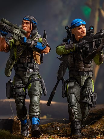 G.I. Joe Classified Series #128 Mad Marauders Low-Light, Spirit Iron-Knife and Niyol Exclusive Three-Pack image 2
