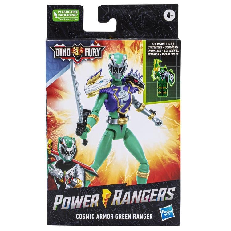 Power Rangers Dino Fury Cosmic Armor Green Ranger Exclusive image 5