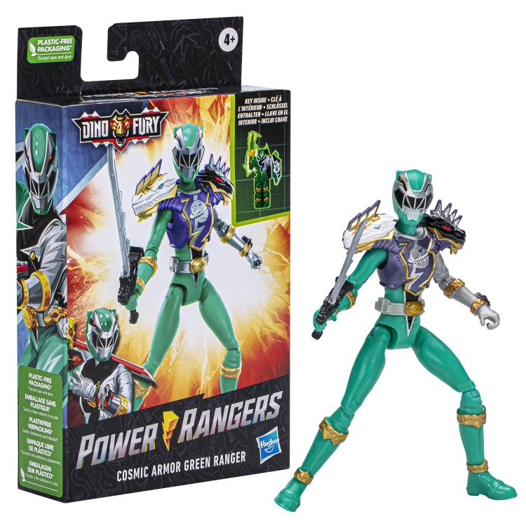 Power Rangers Dino Fury Cosmic Armor Green Ranger Exclusive image 7