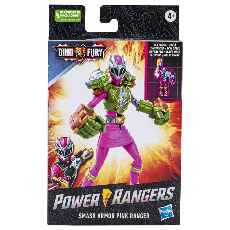 Power Rangers Dino Fury Smash Armor Pink Ranger Exclusive image 5
