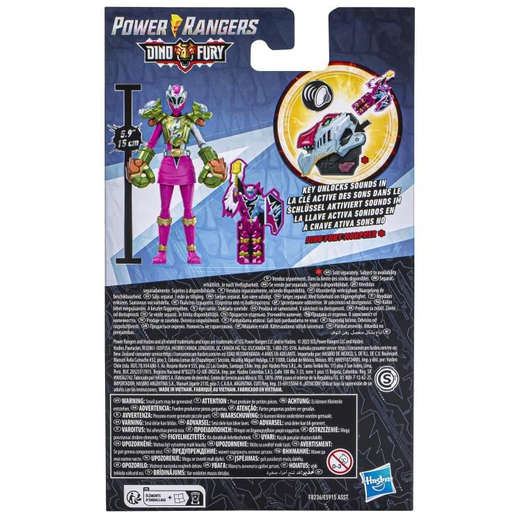 Power Rangers Dino Fury Smash Armor Pink Ranger Exclusive image 6