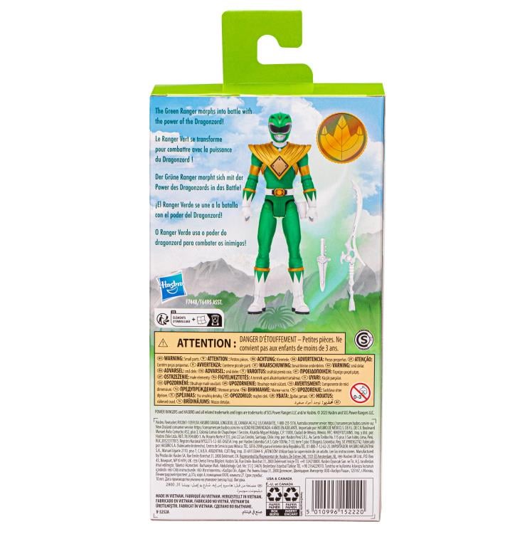 Mighty Morphin Power Rangers 30th Anniversary Green Ranger image 8