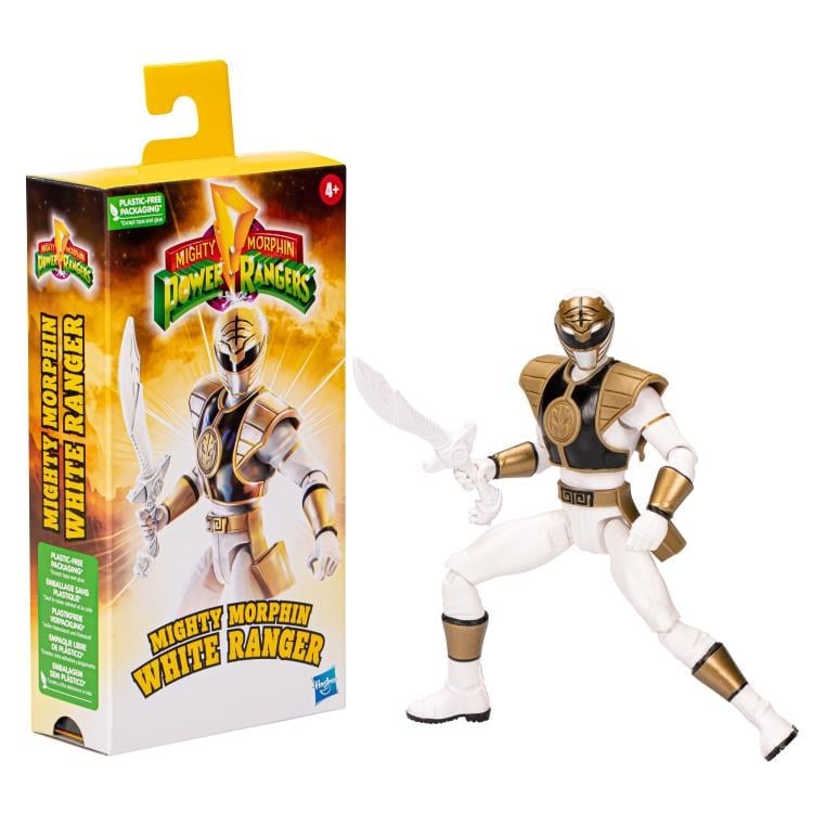 Mighty Morphin Power Rangers 30th Anniversary White Ranger image 6