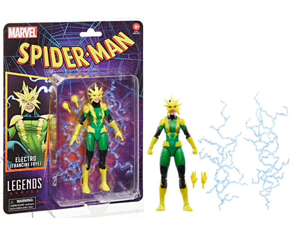 Spider-Man Marvel Legends Retro Collection Electro (Francine Frye) image 10