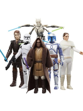 Star Wars Retro Collection Attack of the Clones and Revenge of the Sith Exclusive Multipack image 2