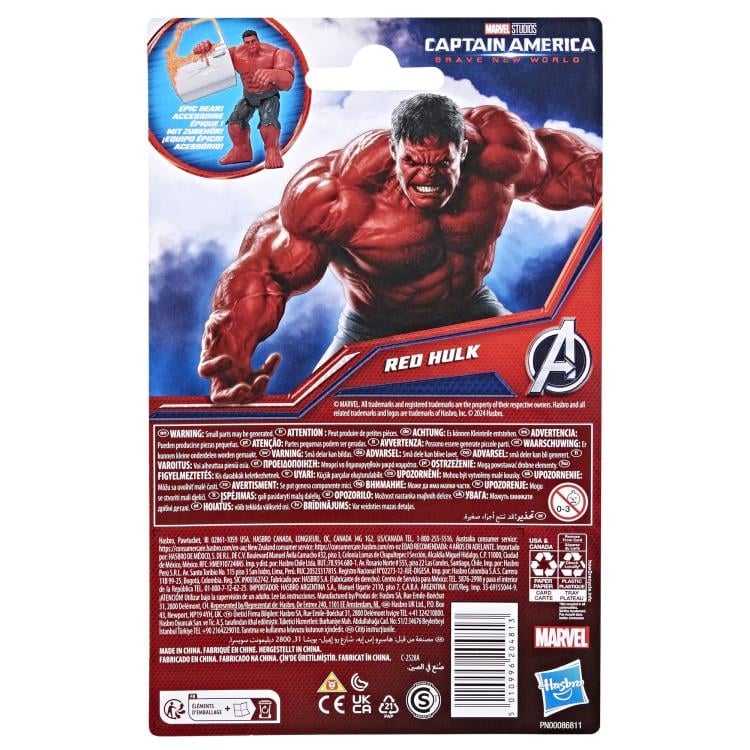 Captain America: Brave New World Epic Hero Series Red Hulk Deluxe image 5
