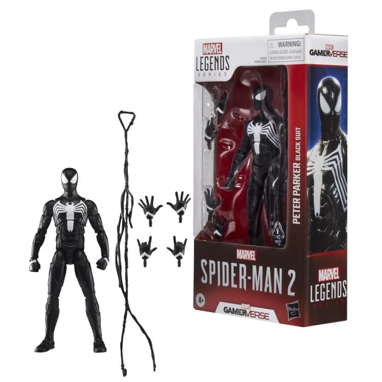 Marvel's Spider-Man 2 Marvel Legends Gamerverse Peter Parker (Black Suit) image 10