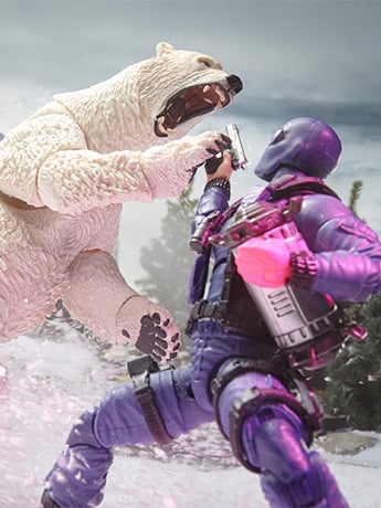 G.I. Joe Classified Series Snake Eyes & Polar Bear Set image 2