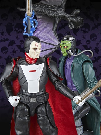 Star Wars: The Black Series Inquisitor & Duros Bounty Hunter (Halloween Edition) Two-Pack image 2
