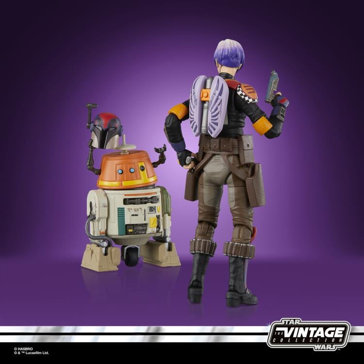 Star Wars: The Vintage Collection Sabine Wren and Chopper Mural Exclusive Two-Pack (Rebels) image 5