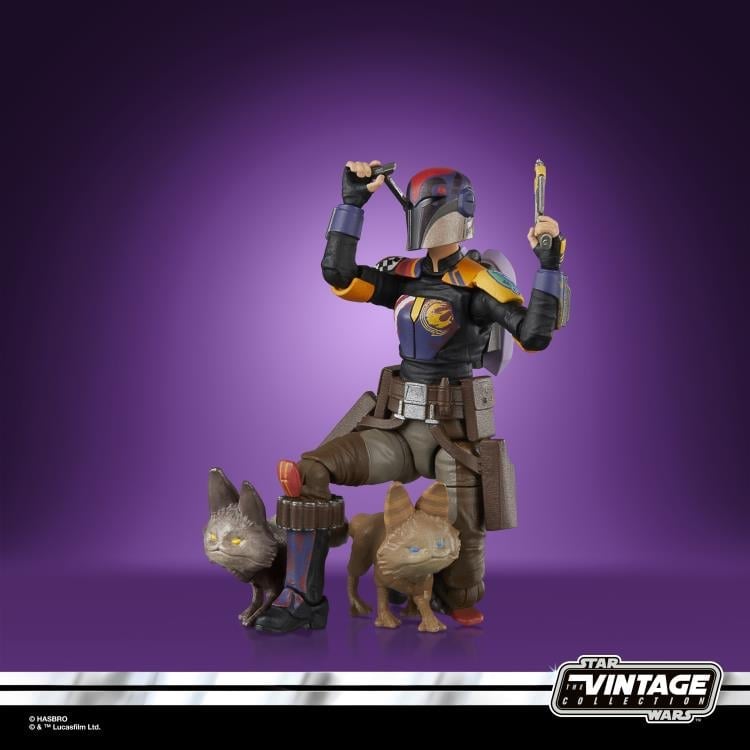 Star Wars: The Vintage Collection Sabine Wren and Chopper Mural Exclusive Two-Pack (Rebels) image 8
