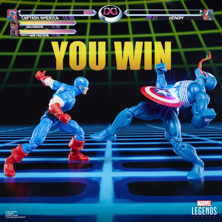 Marvel Legends Gamerverse Captain America vs. Venom Two-Pack image 8
