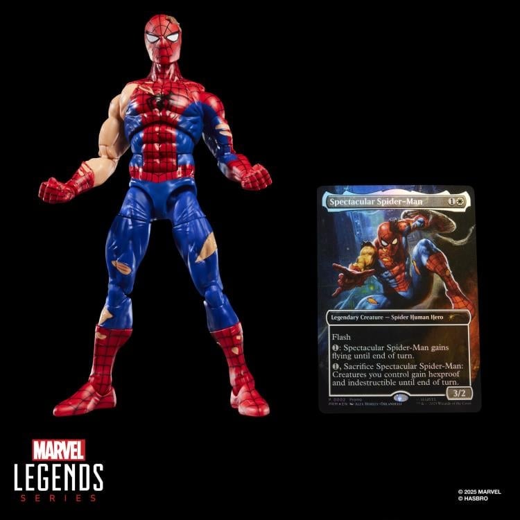 Marvel Legends Spider-Man with Exclusive Magic: The Gathering Card image 10