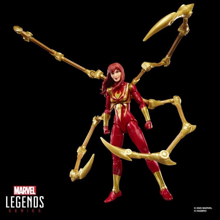 Marvel Legends Mary Jane Watson (Iron Spider) with Exclusive Magic: The Gathering Card image 6