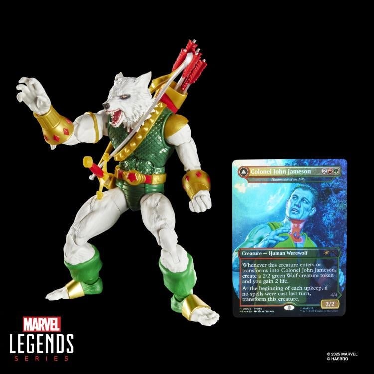 Marvel Legends Man-Wolf with Exclusive Magic: The Gathering Card image 10