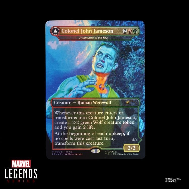 Marvel Legends Man-Wolf with Exclusive Magic: The Gathering Card image 9