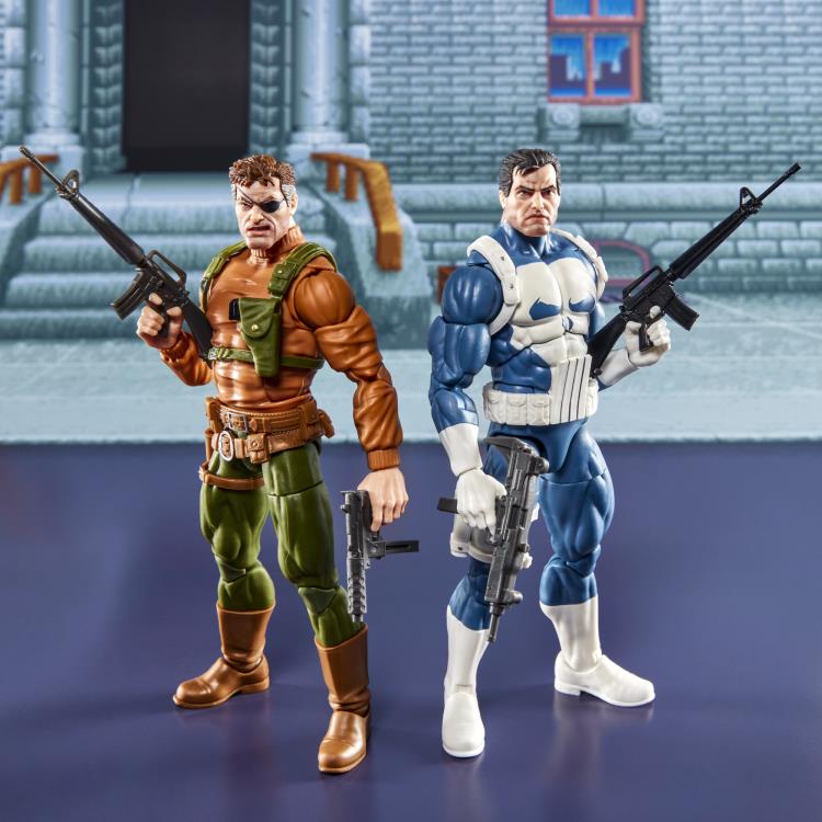 The Punisher Marvel Legends Gamerverse Punisher & Nick Fury Two-Pack image 3