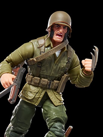 X-Men Marvel Legends Wolverine (WWII Logan) (Executioner BAF) image 2