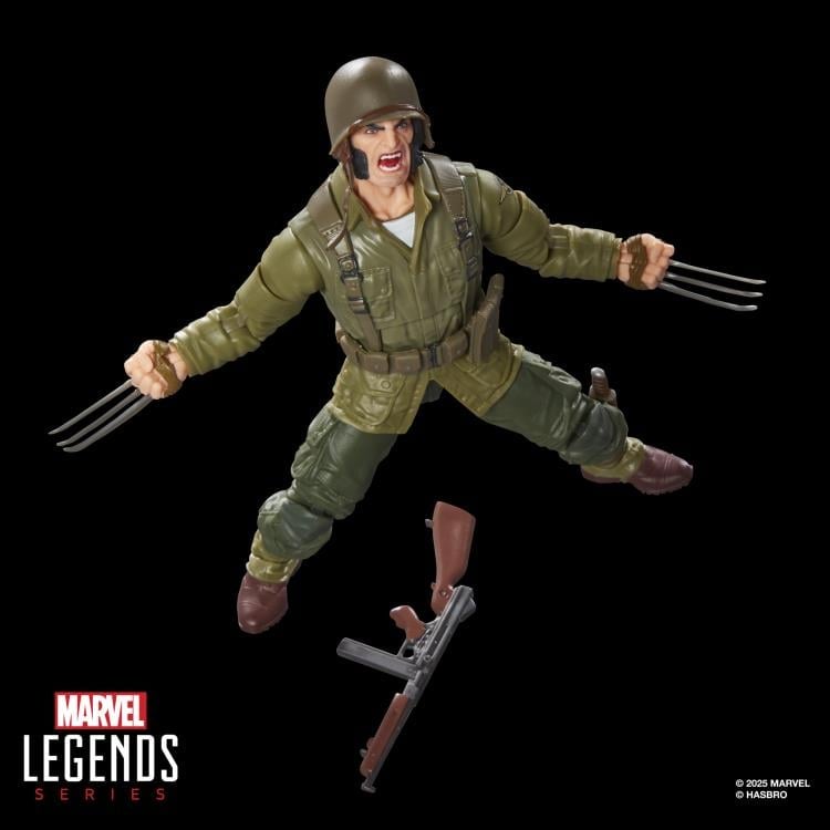 X-Men Marvel Legends Wolverine (WWII Logan) (Executioner BAF) image 6