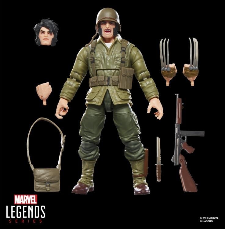 X-Men Marvel Legends Wolverine (WWII Logan) (Executioner BAF) image 9
