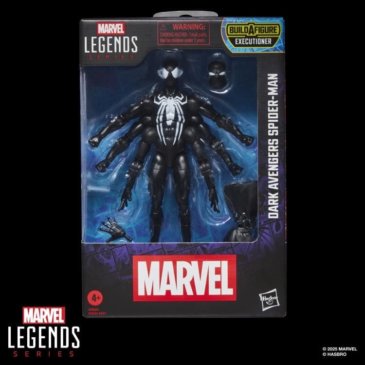 The Avengers Marvel Legends Dark Avenger Spider-Man (Executioner BAF) image 9