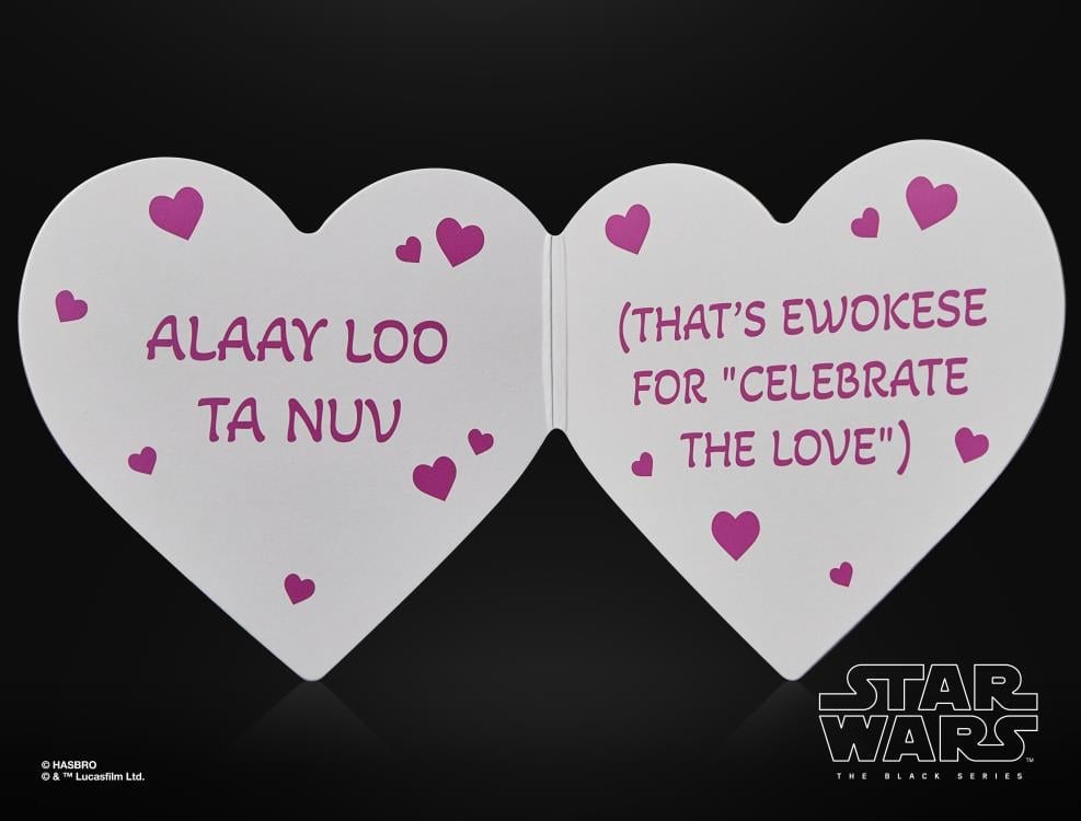 Star Wars: The Black Series Ewok (Valentine's Day Edition) image 6