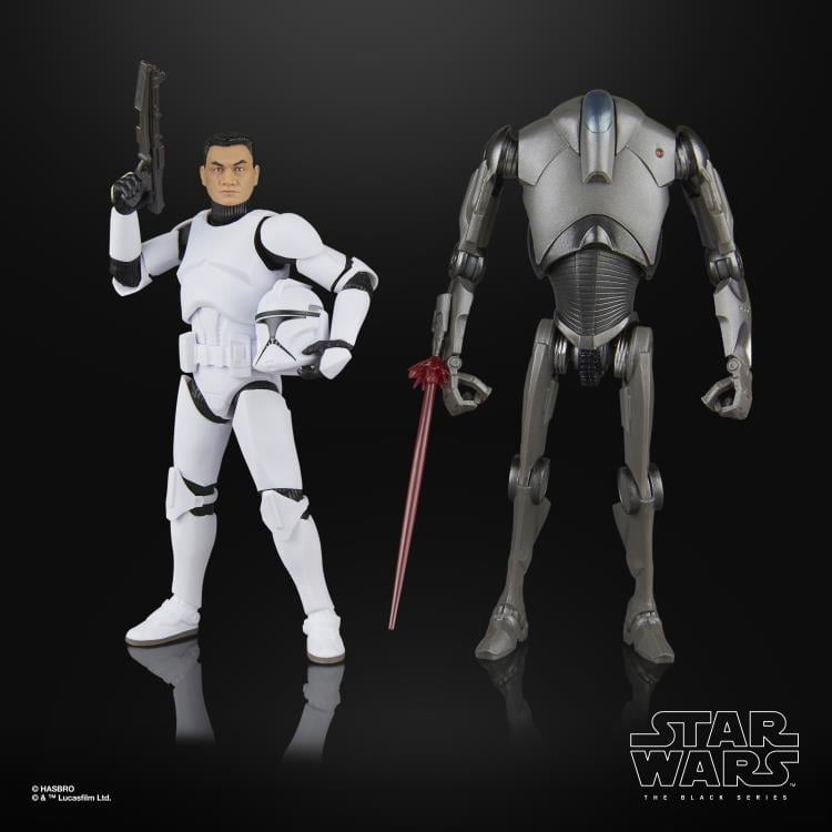 Star Wars: The Black Series Phase 1 Clone Trooper and Super Battle Droid Two-Pack (Attack of the Clones) image 3