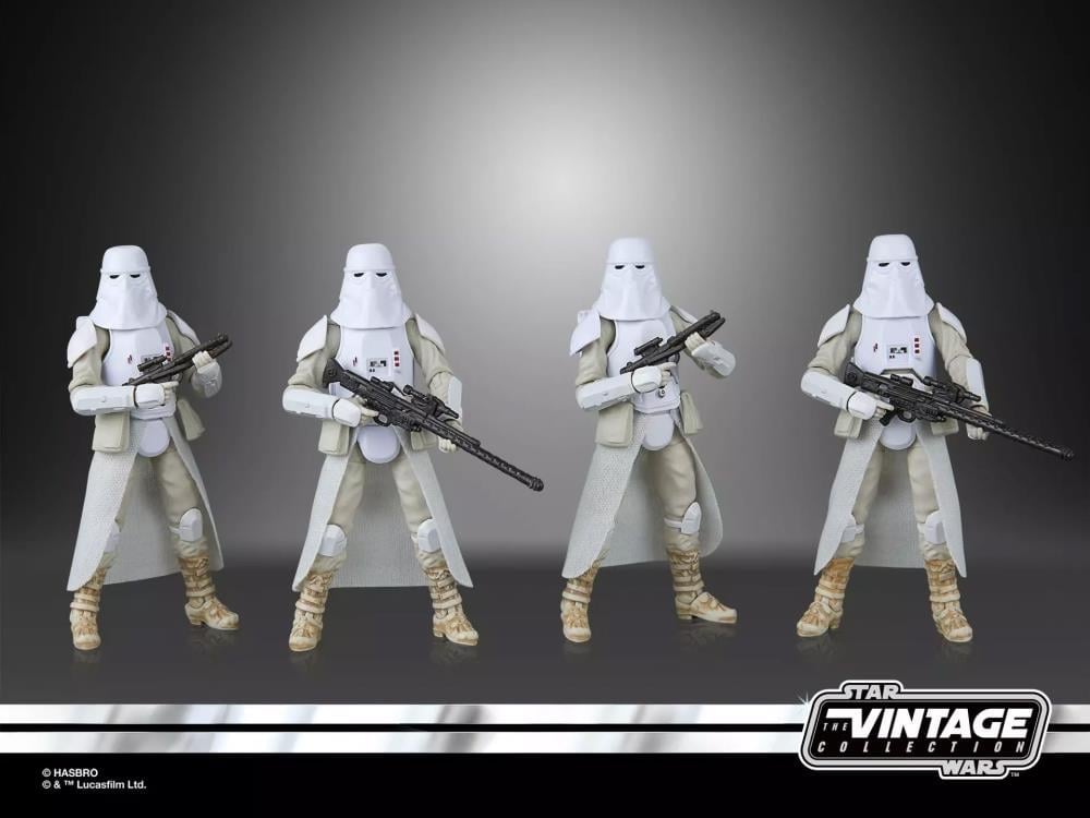 Star Wars: The Vintage Collection Snowtrooper Troop Builder Four-Pack (Empire Strikes Back) image 3