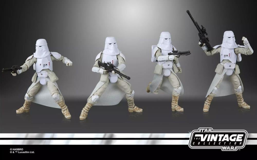 Star Wars: The Vintage Collection Snowtrooper Troop Builder Four-Pack (Empire Strikes Back) image 4