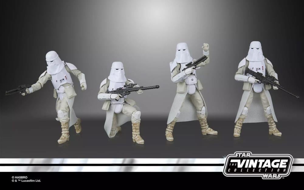 Star Wars: The Vintage Collection Snowtrooper Troop Builder Four-Pack (Empire Strikes Back) image 5