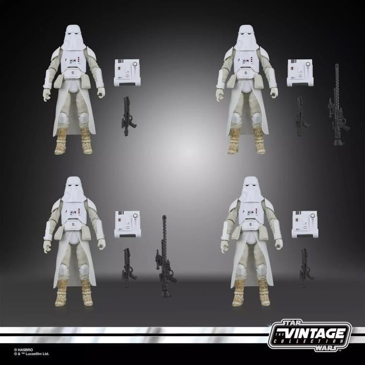 Star Wars: The Vintage Collection Snowtrooper Troop Builder Four-Pack (Empire Strikes Back) image 7