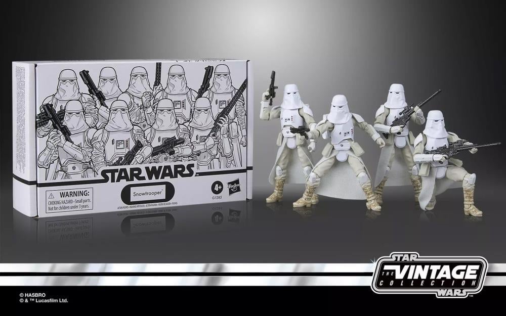 Star Wars: The Vintage Collection Snowtrooper Troop Builder Four-Pack (Empire Strikes Back) image 8
