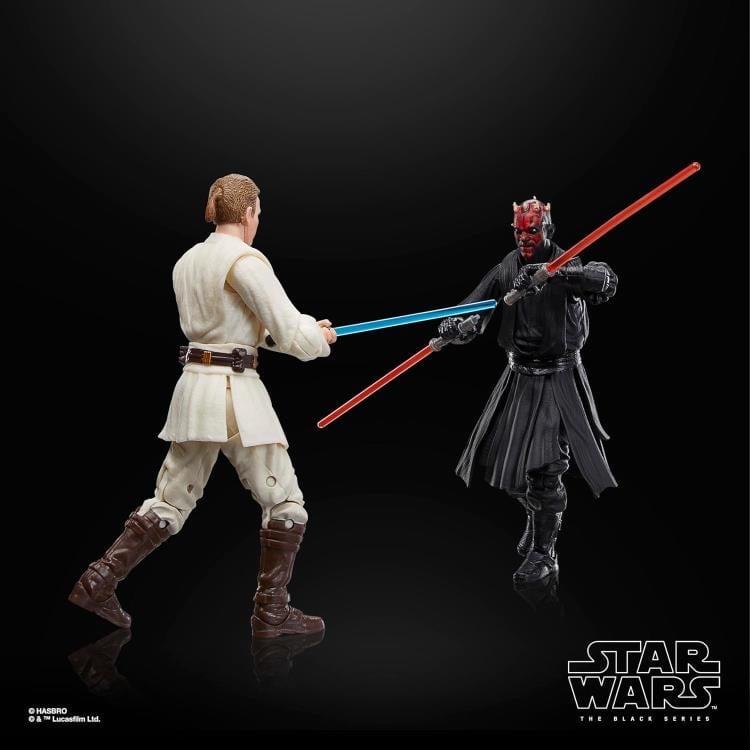 Star Wars: The Black Series Qui-Gon Jinn, Darth Maul and Obi-Wan Kenobi Three-Pack (The Phantom Menace) image 6