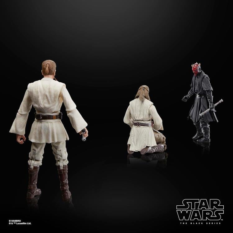 Star Wars: The Black Series Qui-Gon Jinn, Darth Maul and Obi-Wan Kenobi Three-Pack (The Phantom Menace) image 7