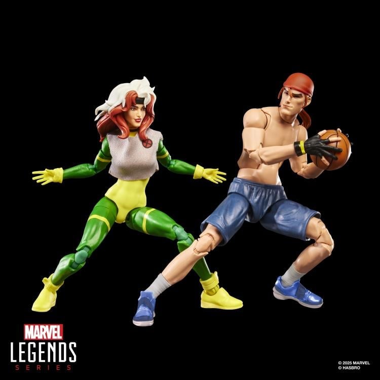 X-Men '97 Marvel Legends Gambit and Rogue (Basketball Ver.) Two-Pack image 3