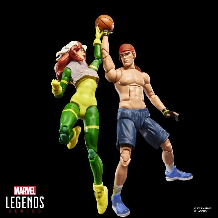 X-Men '97 Marvel Legends Gambit and Rogue (Basketball Ver.) Two-Pack image 4