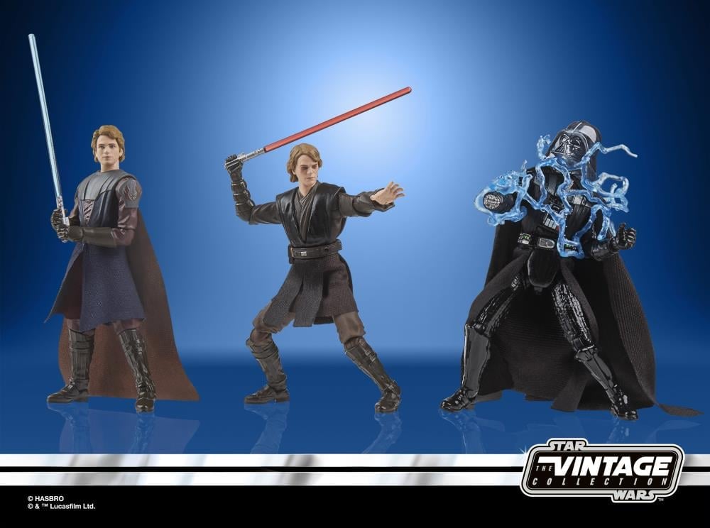 Star Wars: The Vintage Collection The Journey of Anakin Skywalker Three-Pack image 4