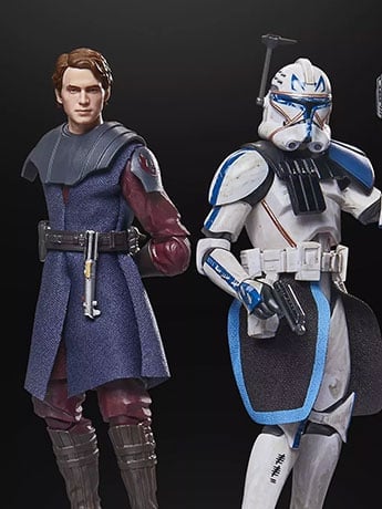 Star Wars: The Black Series Clones of the Republic Anakin Skywalker & Clone Captain Rex Two-Pack image 2