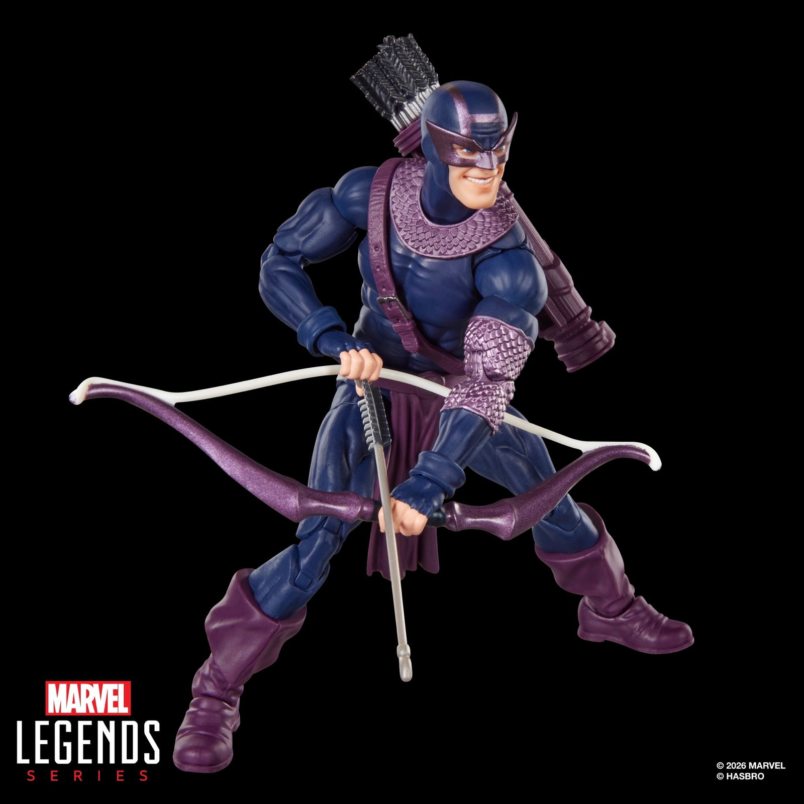 Dark Avengers Marvel Legends Dark Avengers Hawkeye (Marvel's Box BAF) image 6