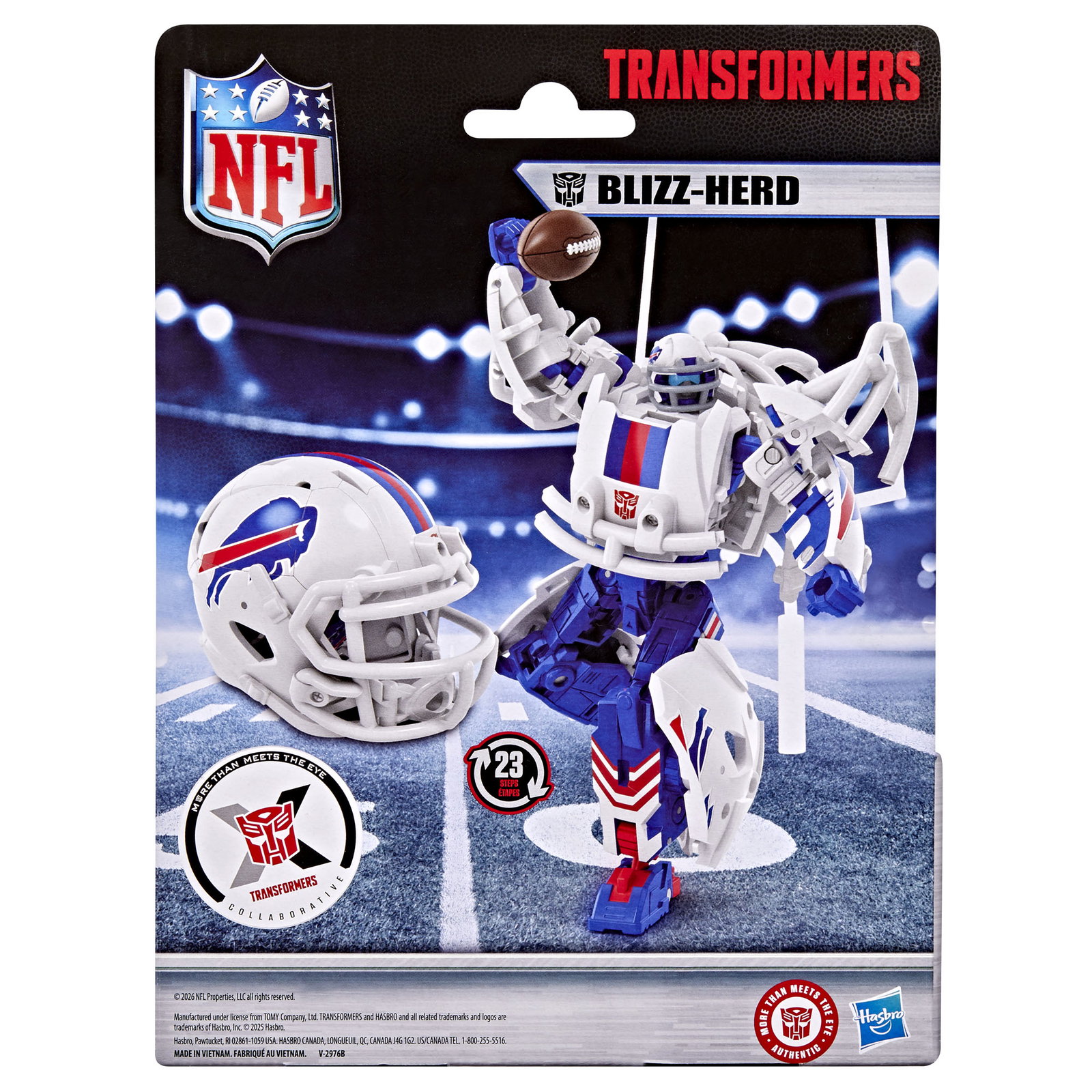Transformers Collaborative NFL x Transformers Buffalo Bills Blizzherd image 8