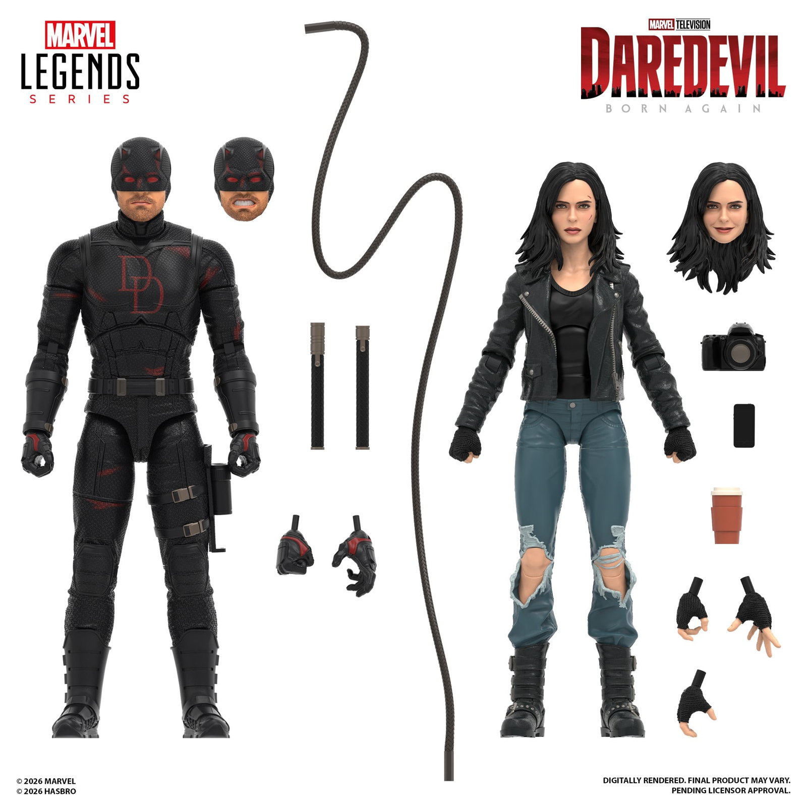Daredevil: Born Again Marvel Legends Daredevil & Jessica Jones Two-Pack image 10