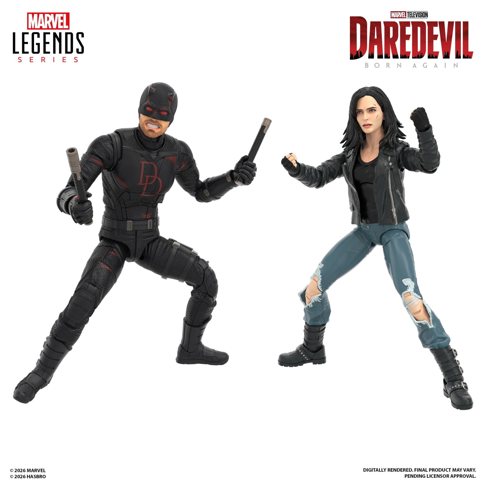 Daredevil: Born Again Marvel Legends Daredevil & Jessica Jones Two-Pack image 3