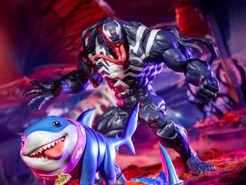 Marvel Rivals Marvel Legends Venom and Jeff the Land Shark Two-Pack