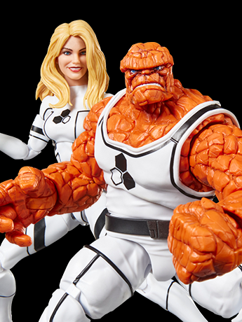 Future Foundation Marvel Legends Marvel's The Thing & Marvel's Invisible Woman Two-Pack image 2