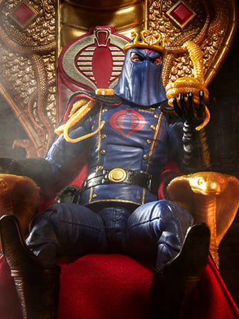 G.I. Joe Classified Series #221 Cobra Commander with Throne Set image 2