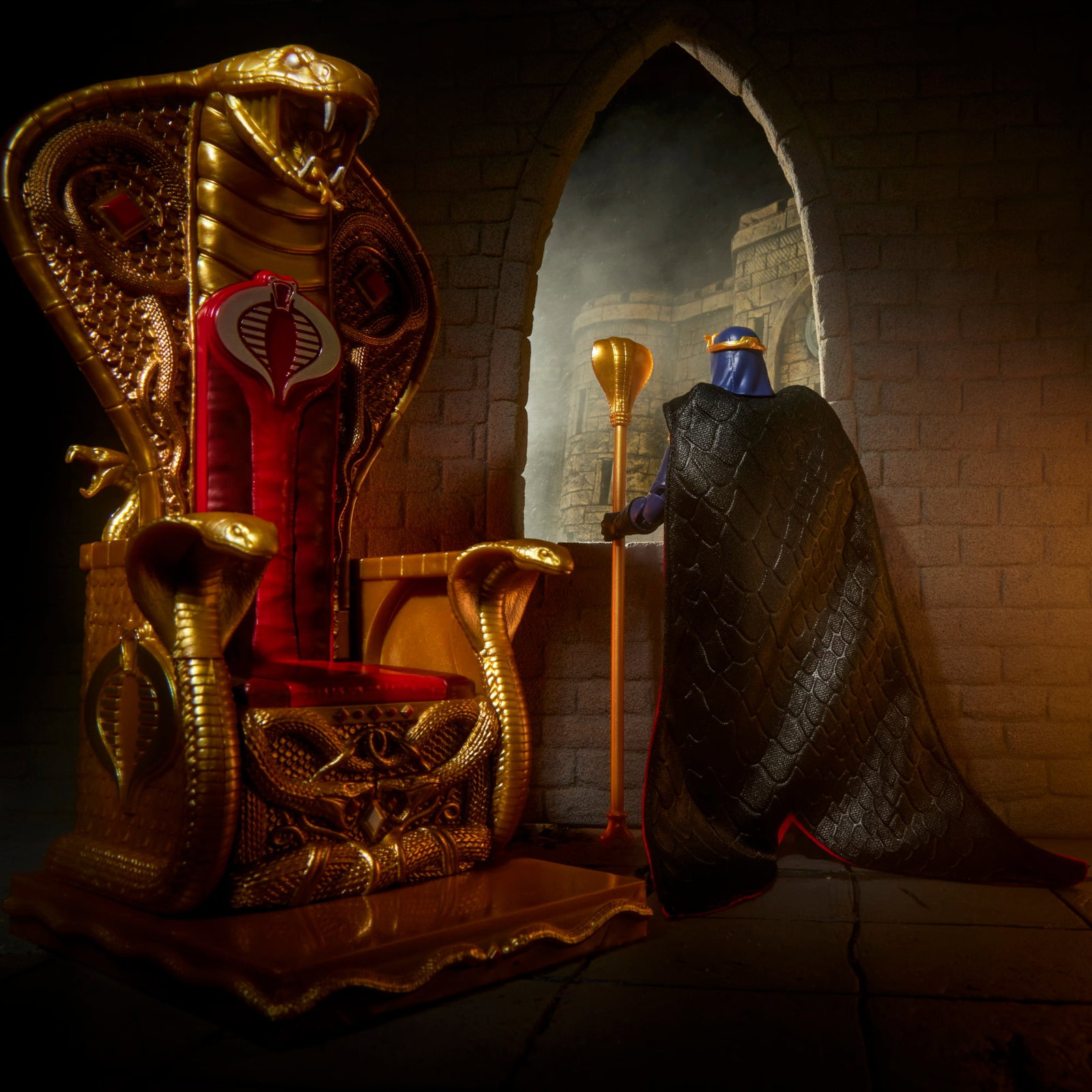 G.I. Joe Classified Series #221 Cobra Commander with Throne Set image 7