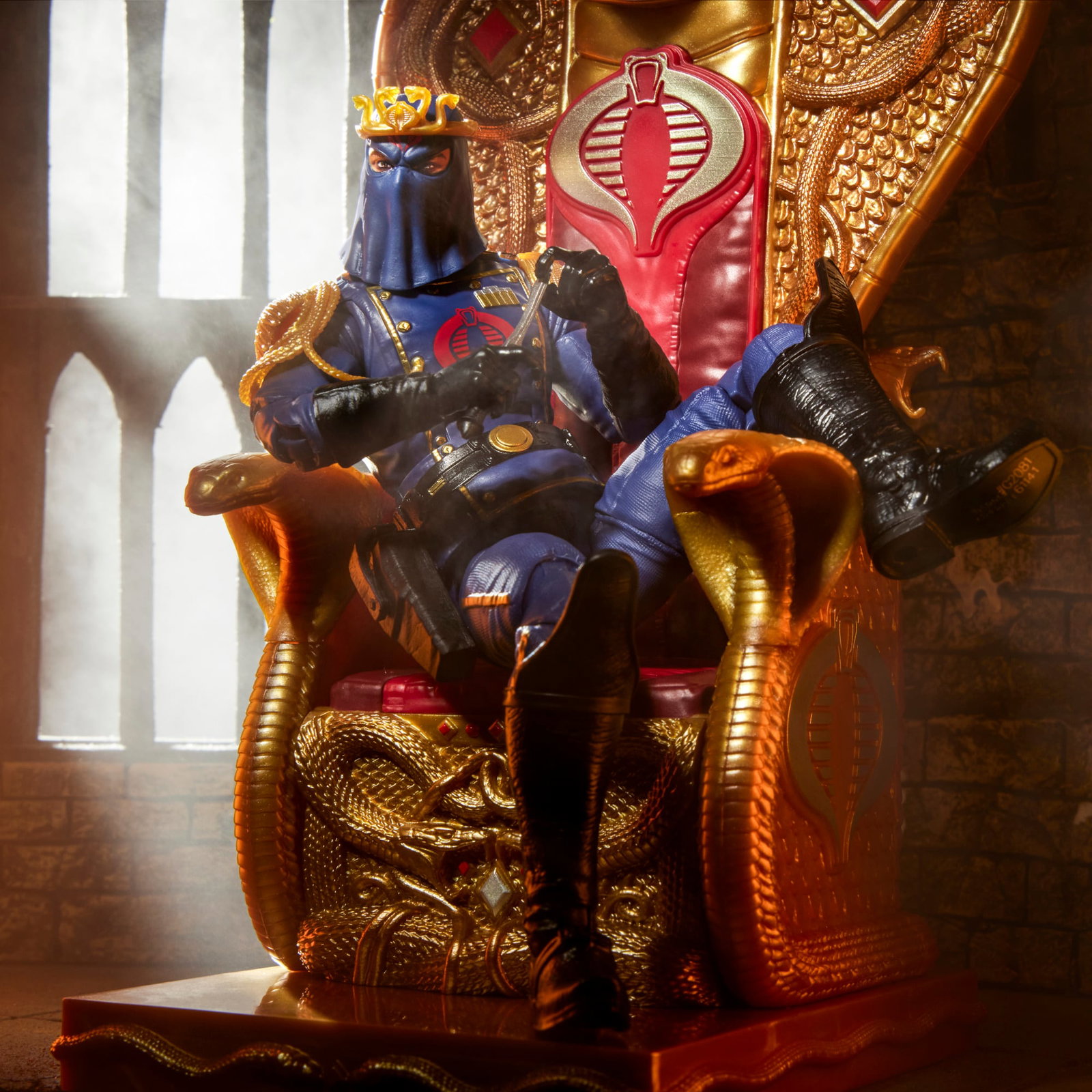 G.I. Joe Classified Series #221 Cobra Commander with Throne Set image 8