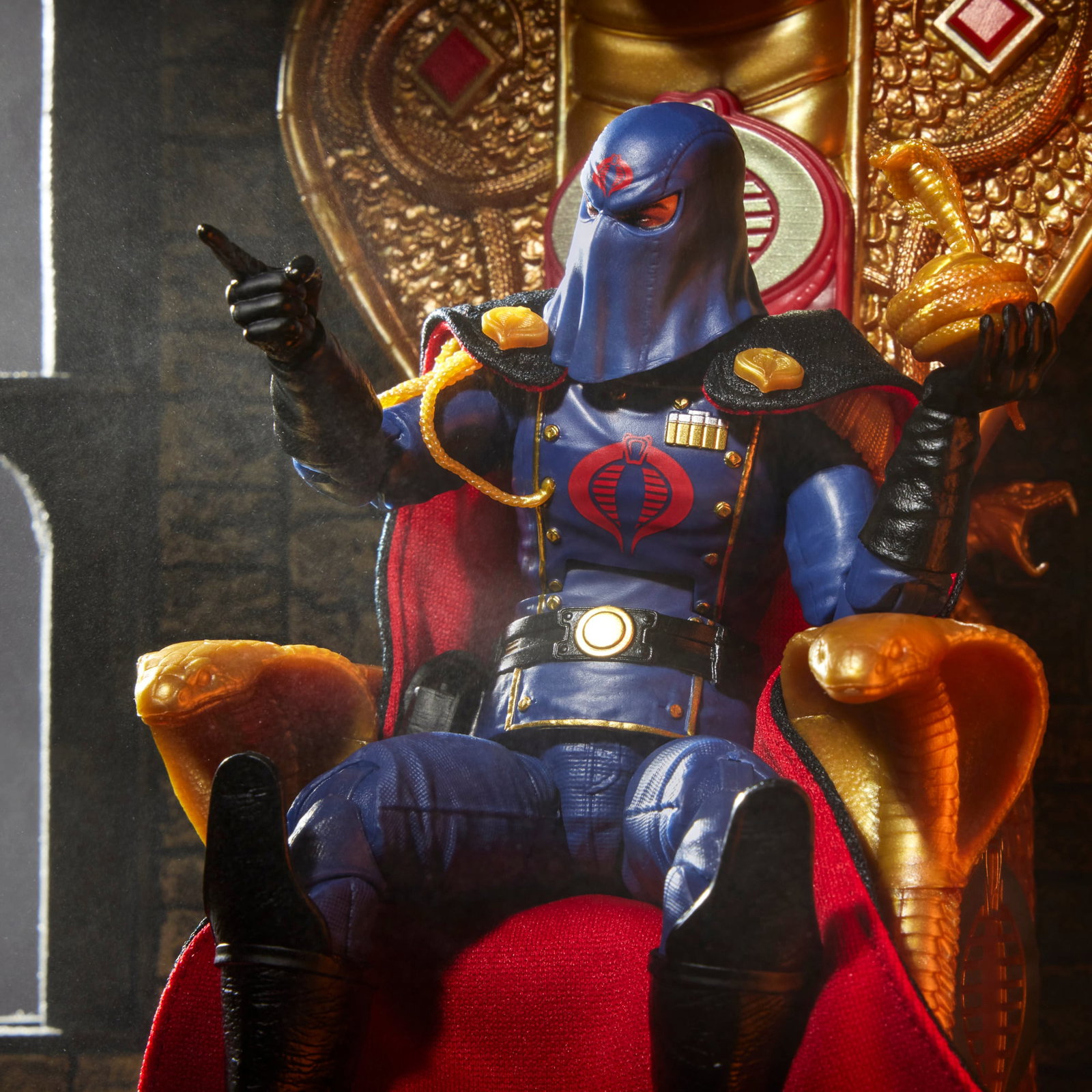 G.I. Joe Classified Series #221 Cobra Commander with Throne Set image 9